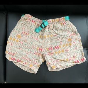 Chubbies Medium Geography Print “Hiking” Shorts